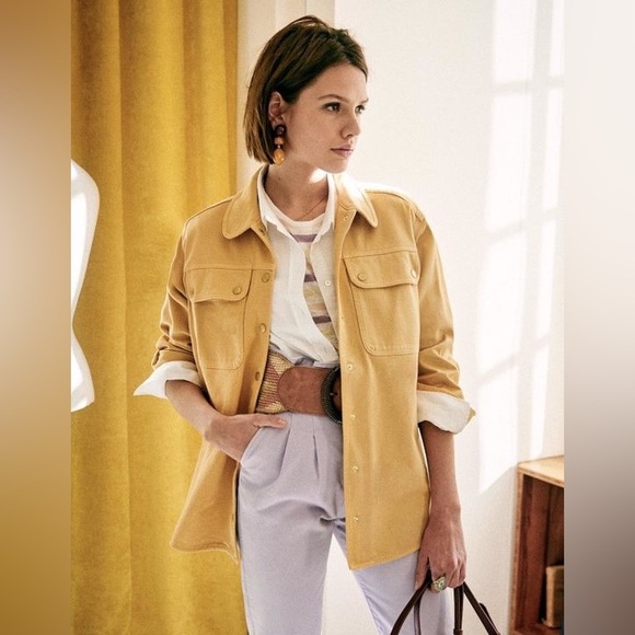 Sezane Jackets & Blazers - Sezane Denis jacket | Denim | Jacket & Coats | Yellow